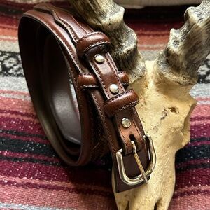 Nocona Brown woven ranger belt size 46.